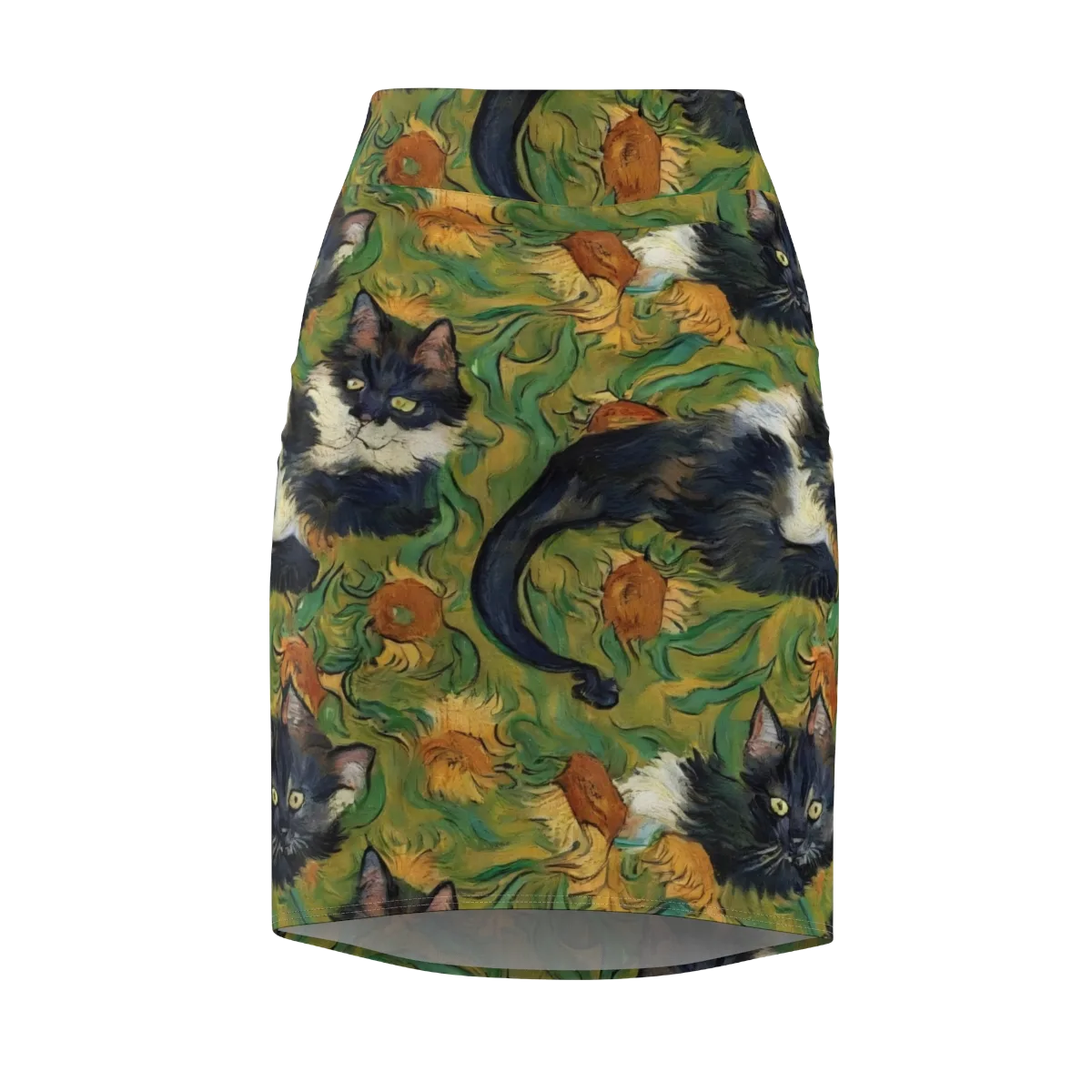Marigold Catwalk on Pencil Skirt — Front