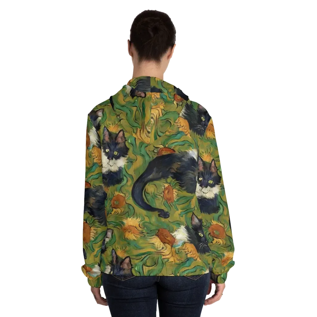 Marigold Catwalk on Women's Full-Zip Hoodie — Back On Person