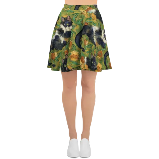 Marigold Catwalk on a Skater Skirt