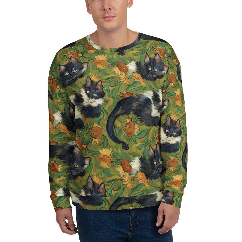 Marigold Catwalk on Sweatshirt — Front