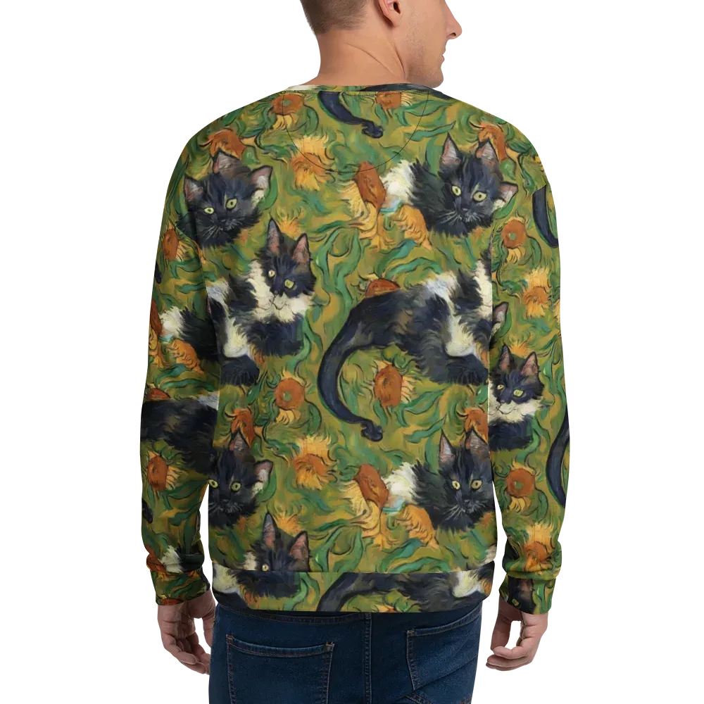 Marigold Catwalk on Sweatshirt — Back