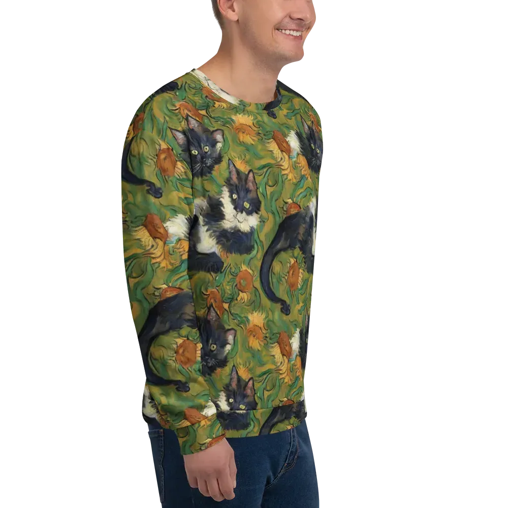 Marigold Catwalk on Sweatshirt — Right Front