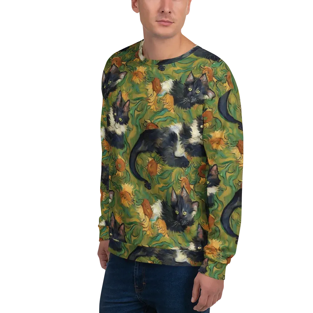 Marigold Catwalk on Sweatshirt — Left Front