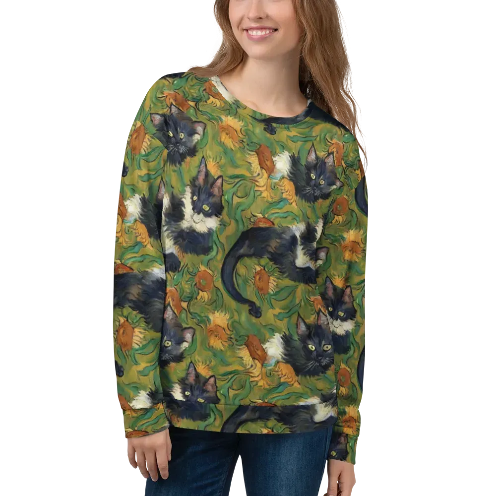 Marigold Catwalk on Sweatshirt — Front