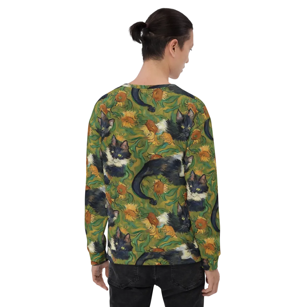 Marigold Catwalk on Sweatshirt — Back