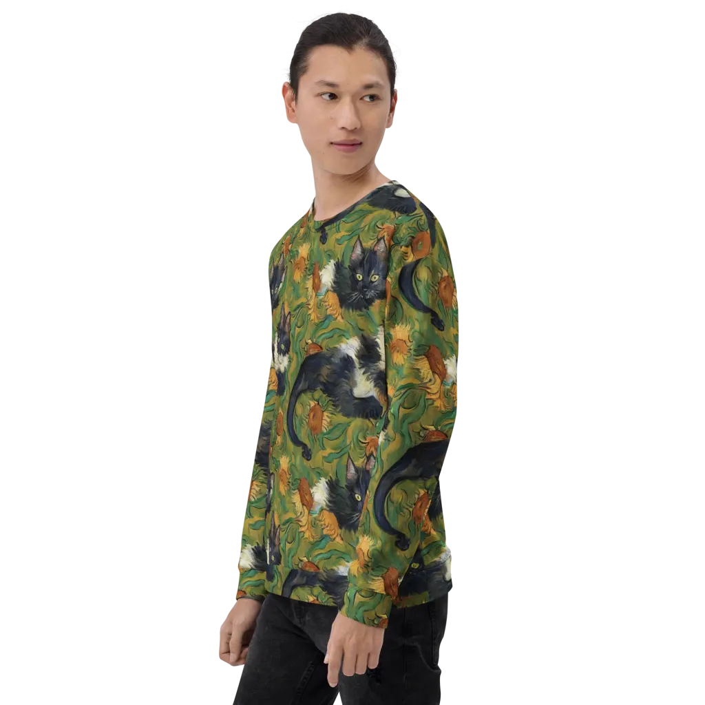 Marigold Catwalk on Sweatshirt — Left Front
