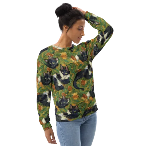 Marigold Catwalk on a Sweatshirt