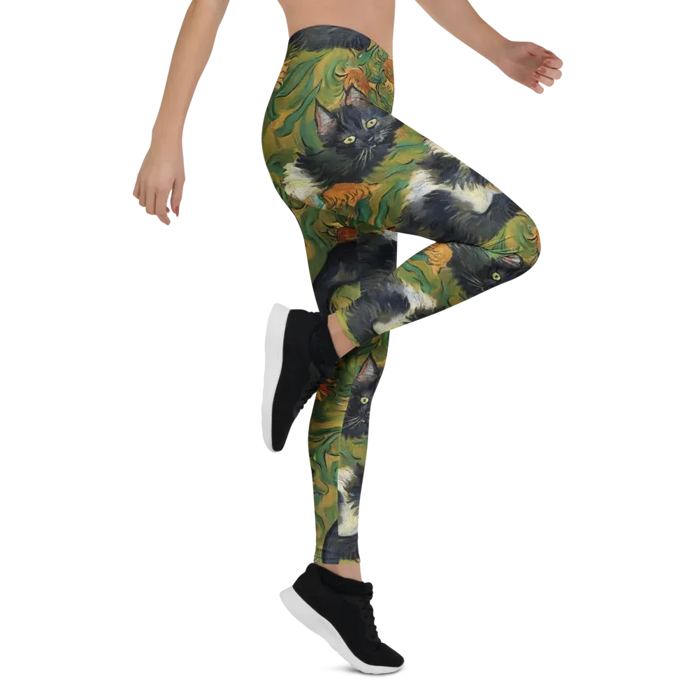 Marigold Catwalk on Leggings — Right