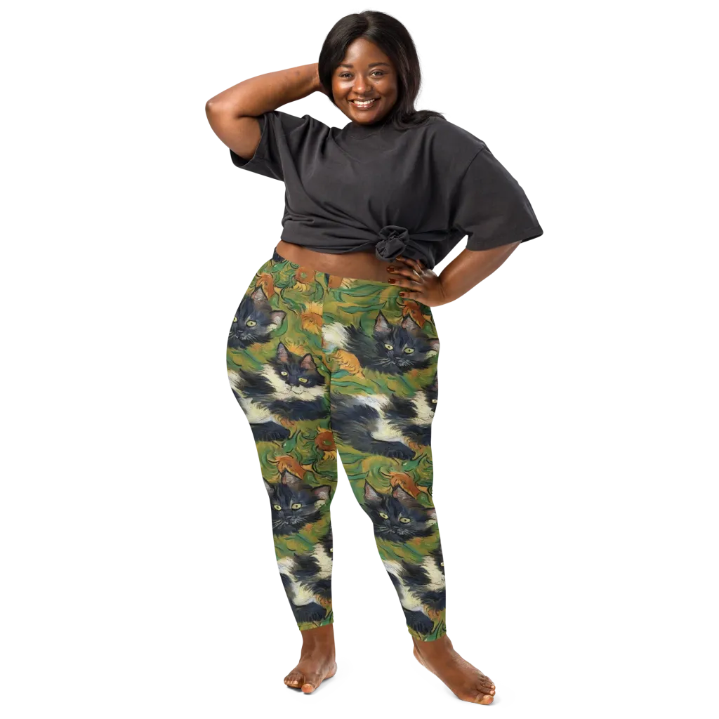 Marigold Catwalk on Leggings — Front