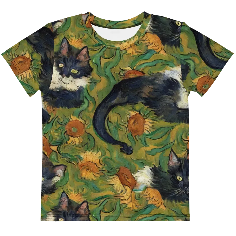 Marigold Catwalk on Kids Crew Neck T-Shirt — Front