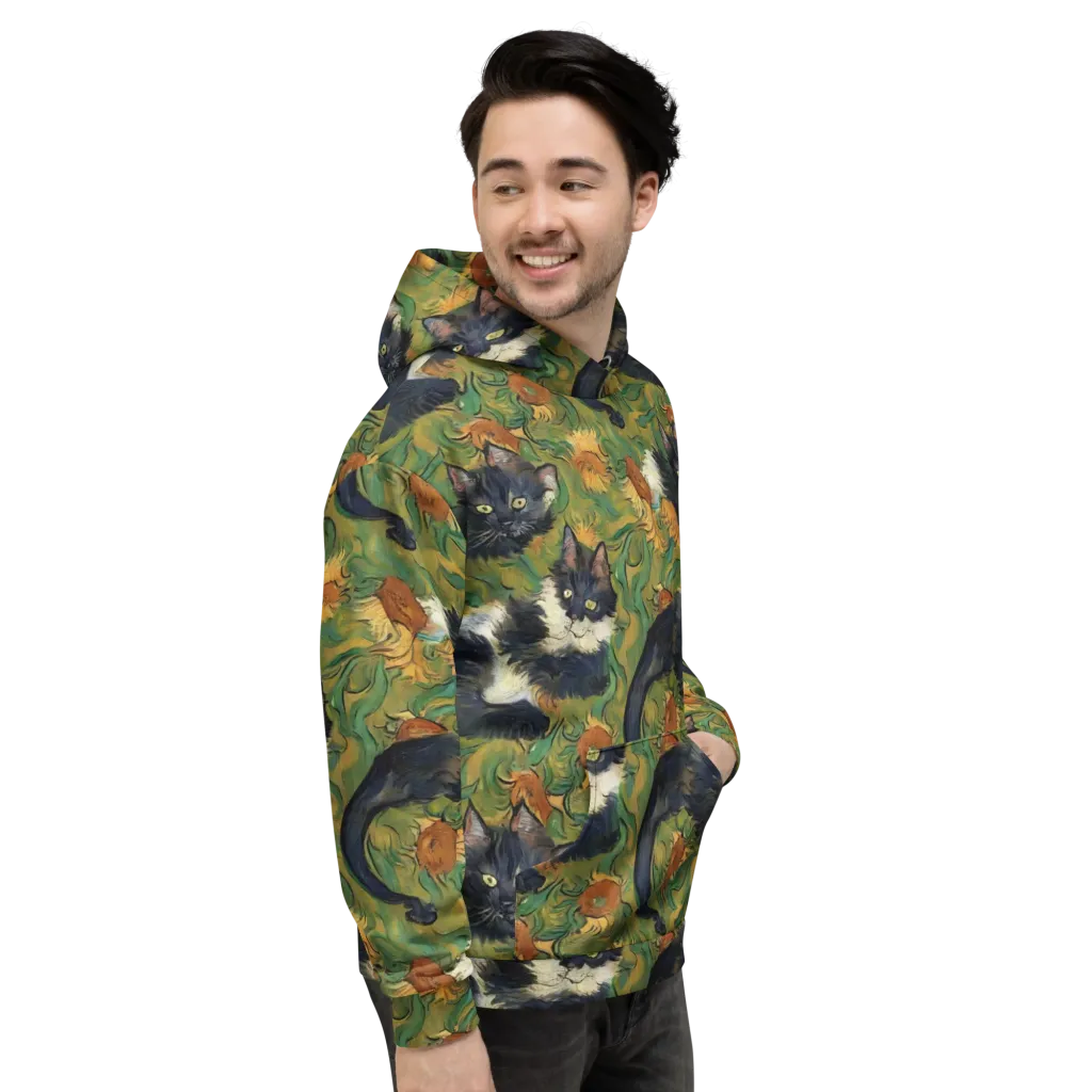 Marigold Catwalk on Hoodie — Right