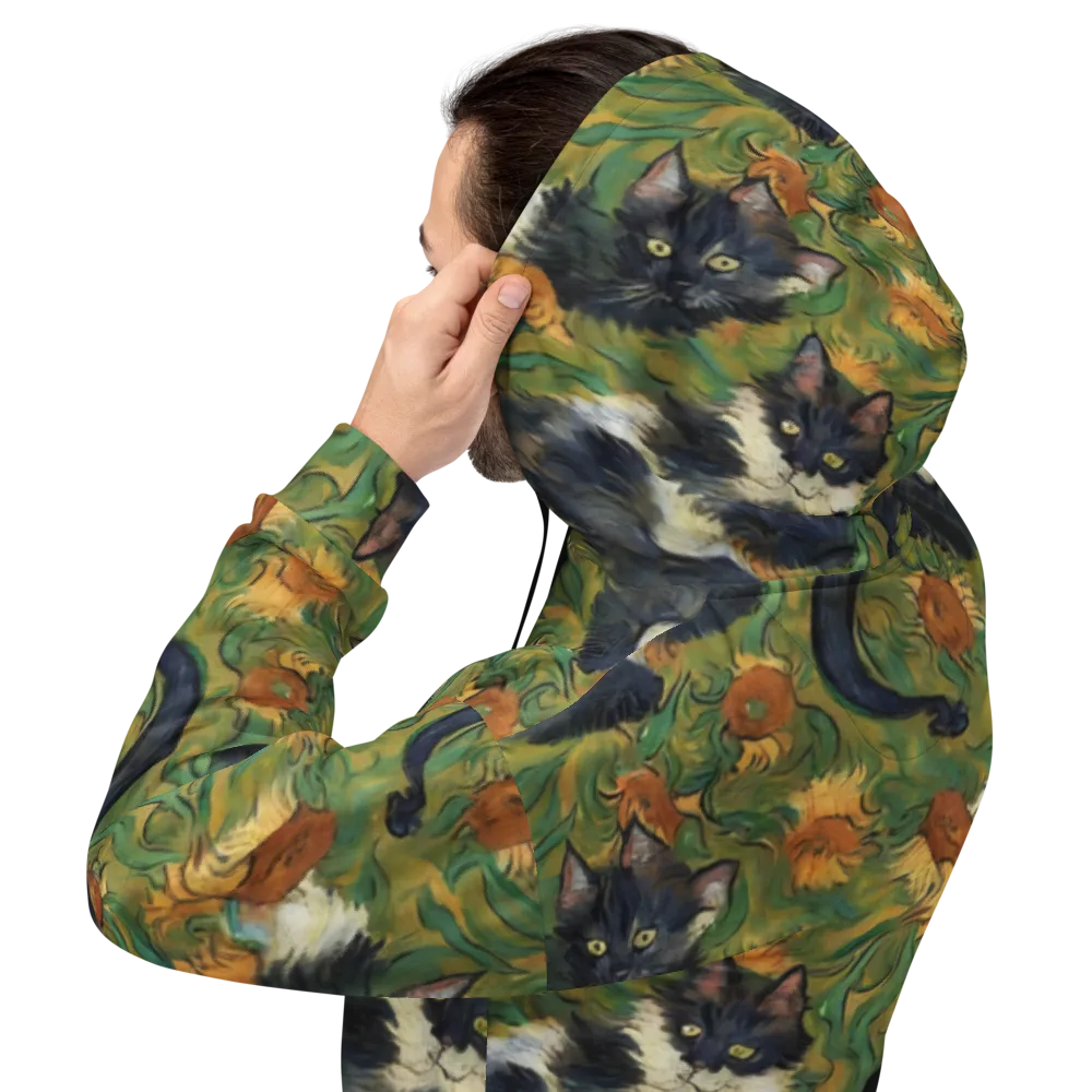 Marigold Catwalk on Hoodie — Back
