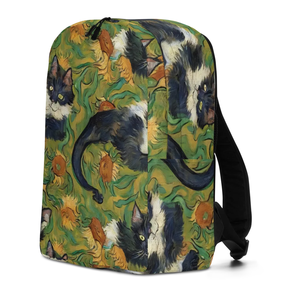 Marigold Catwalk on Minimalist Backpack — Left