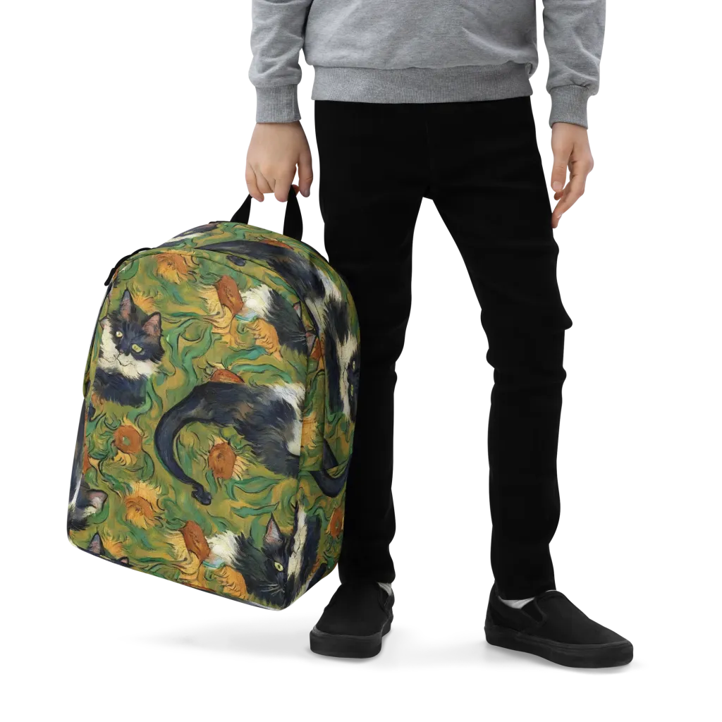 Marigold Catwalk on Minimalist Backpack — Zoomed-in