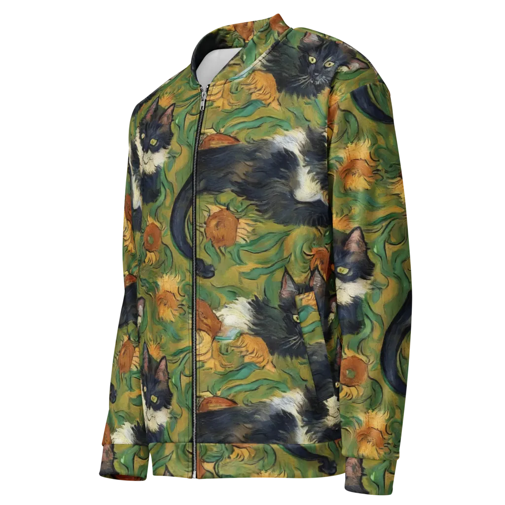 Marigold Catwalk on Bomber Jacket — Left Front