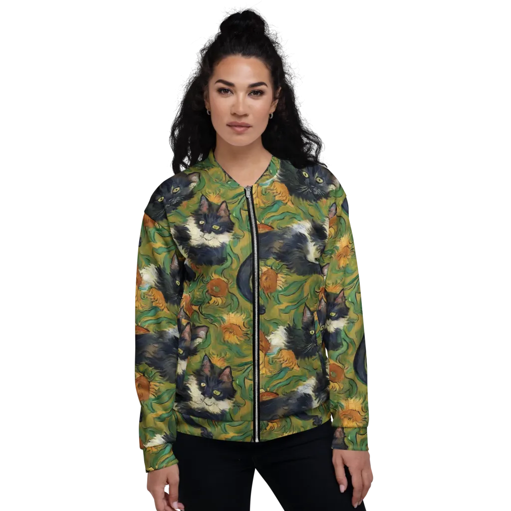 Marigold Catwalk on Bomber Jacket — Front