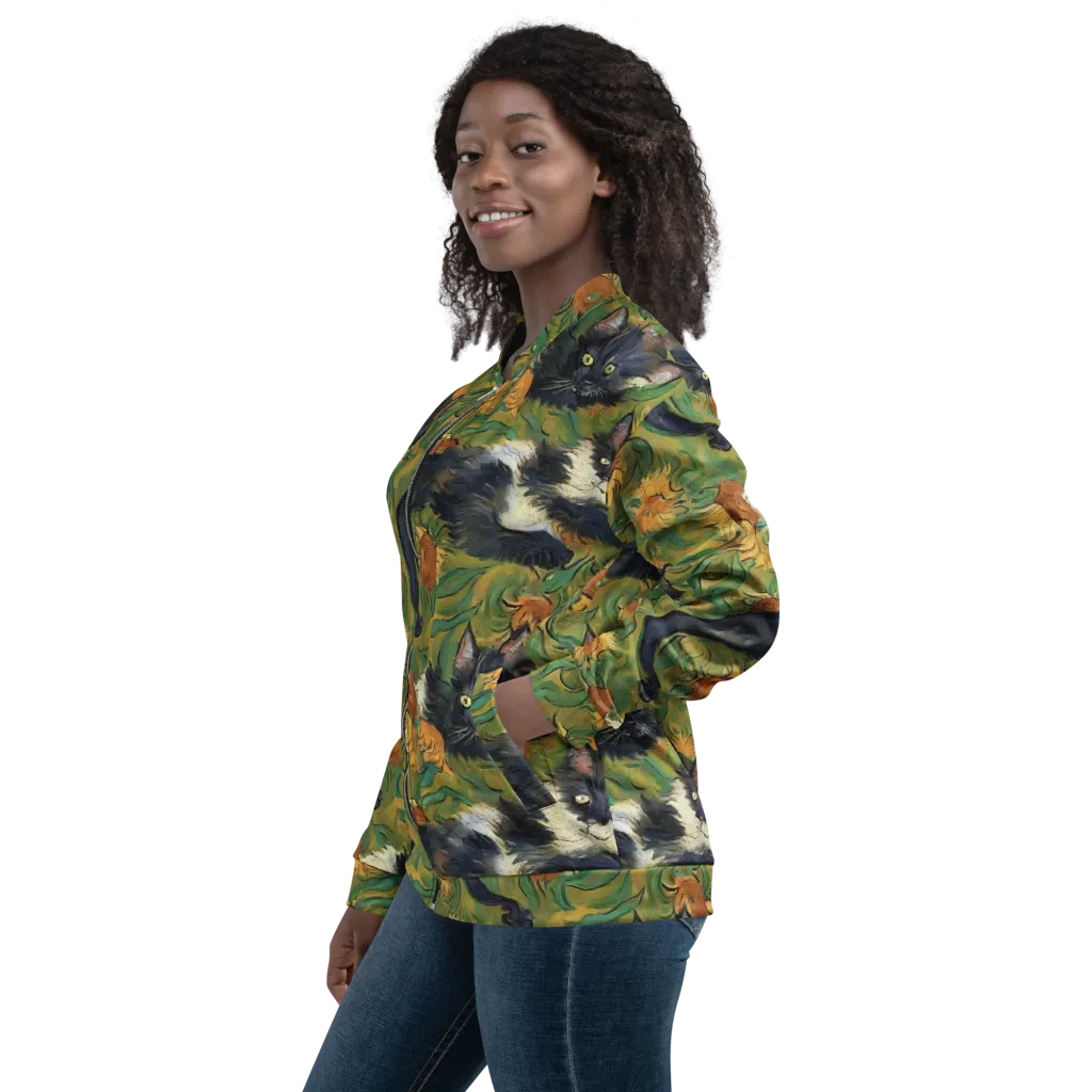 Marigold Catwalk on Bomber Jacket — Left
