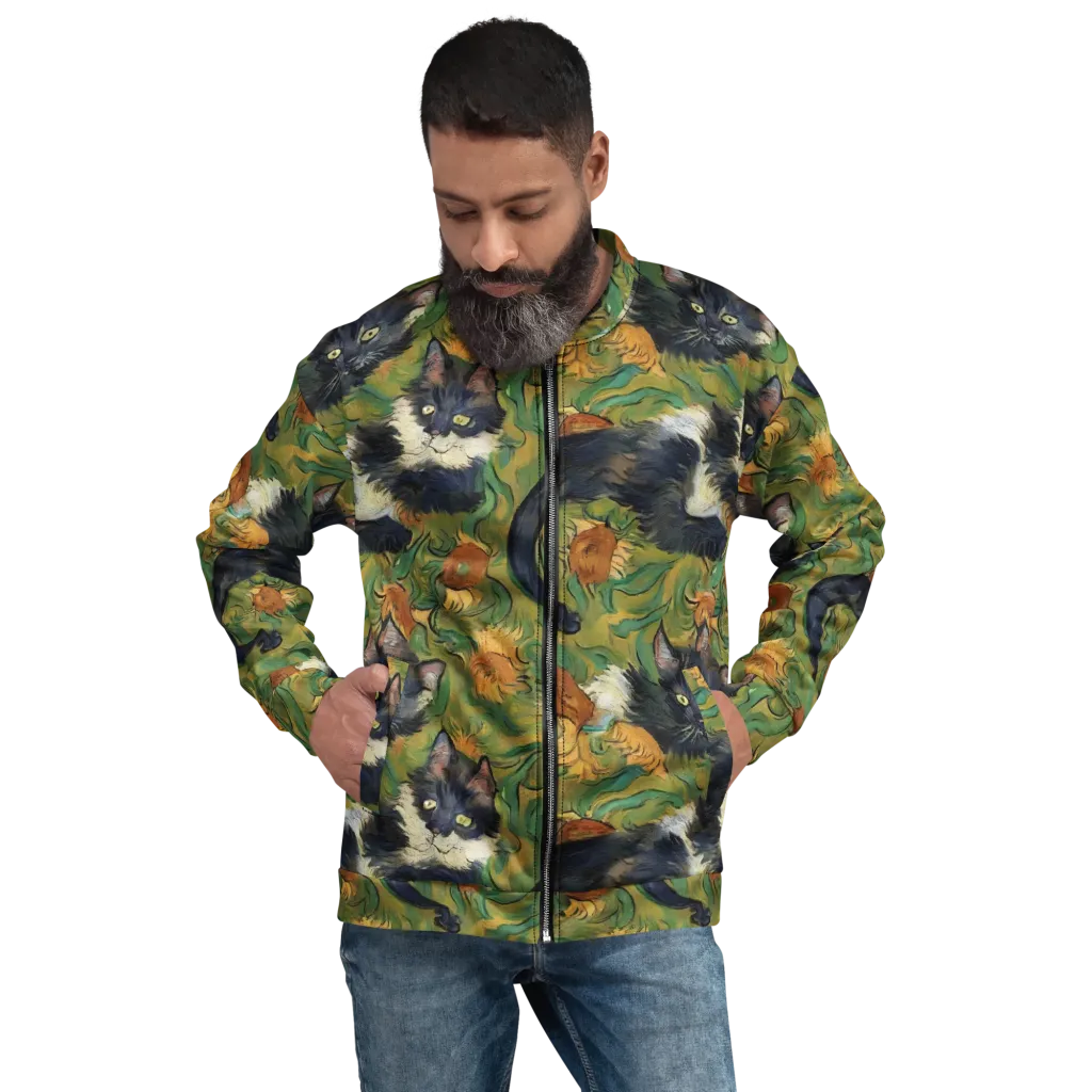 Marigold Catwalk on Bomber Jacket — Front