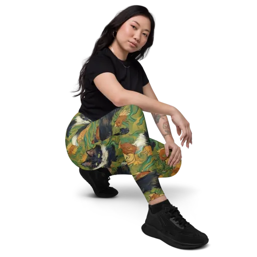 Marigold Catwalk on a Leggings with Pockets