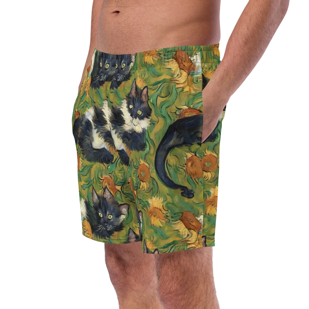 Marigold Catwalk on Swim Trunks — Left Front