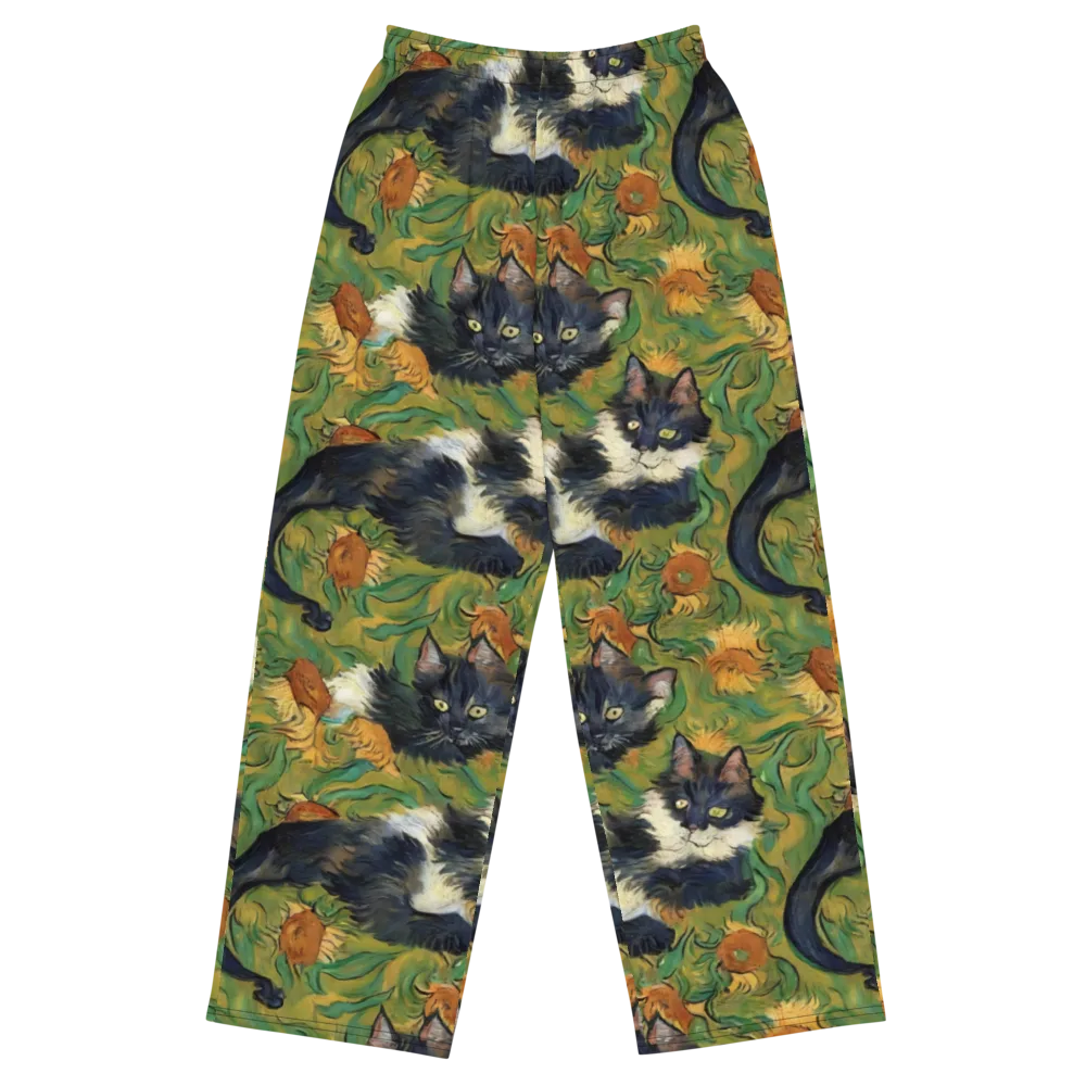Marigold Catwalk on Wide-Leg Pants — Front