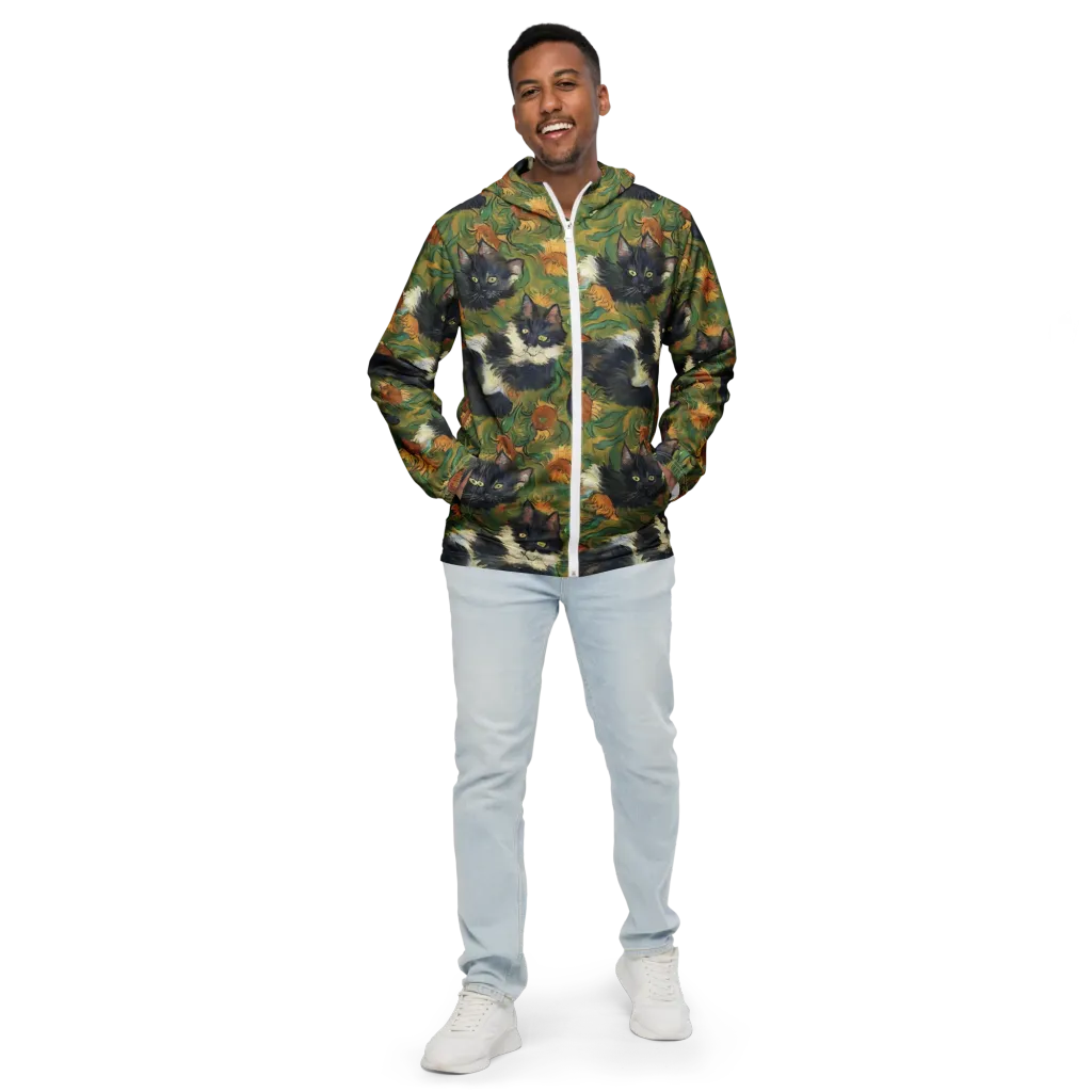 Marigold Catwalk on Men's Windbreaker — Front