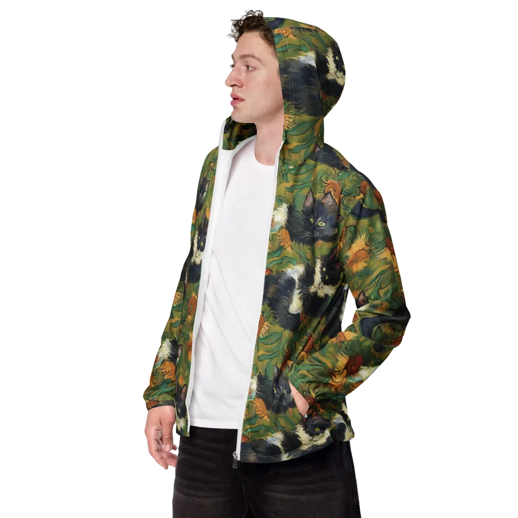 Marigold Catwalk on Men's Windbreaker — Left Front