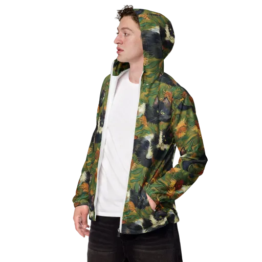 Marigold Catwalk on a Men's Windbreaker