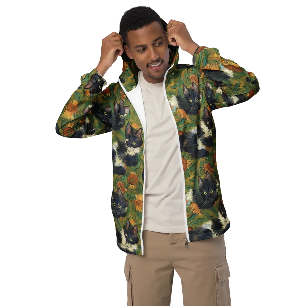Marigold Catwalk on Men's Windbreaker — Front