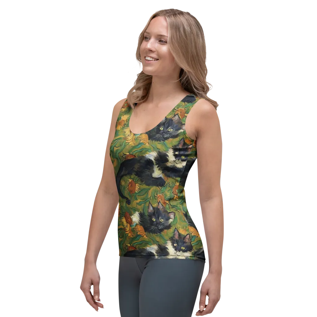 Marigold Catwalk on Women's Tank Top — Left Front