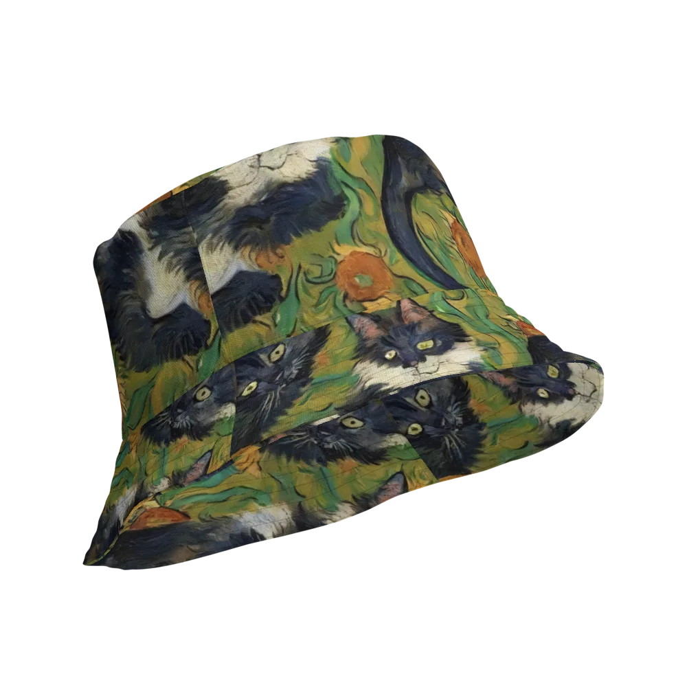 Marigold Catwalk on Reversible Bucket Hat — Product details Outside