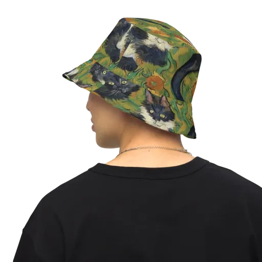 Marigold Catwalk on a Reversible Bucket Hat