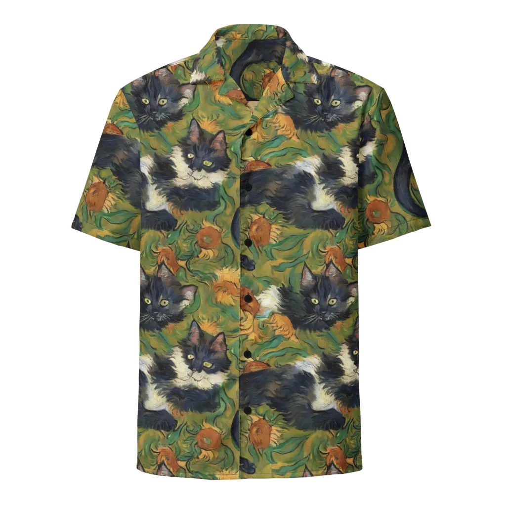 Marigold Catwalk on Button Shirt — Front
