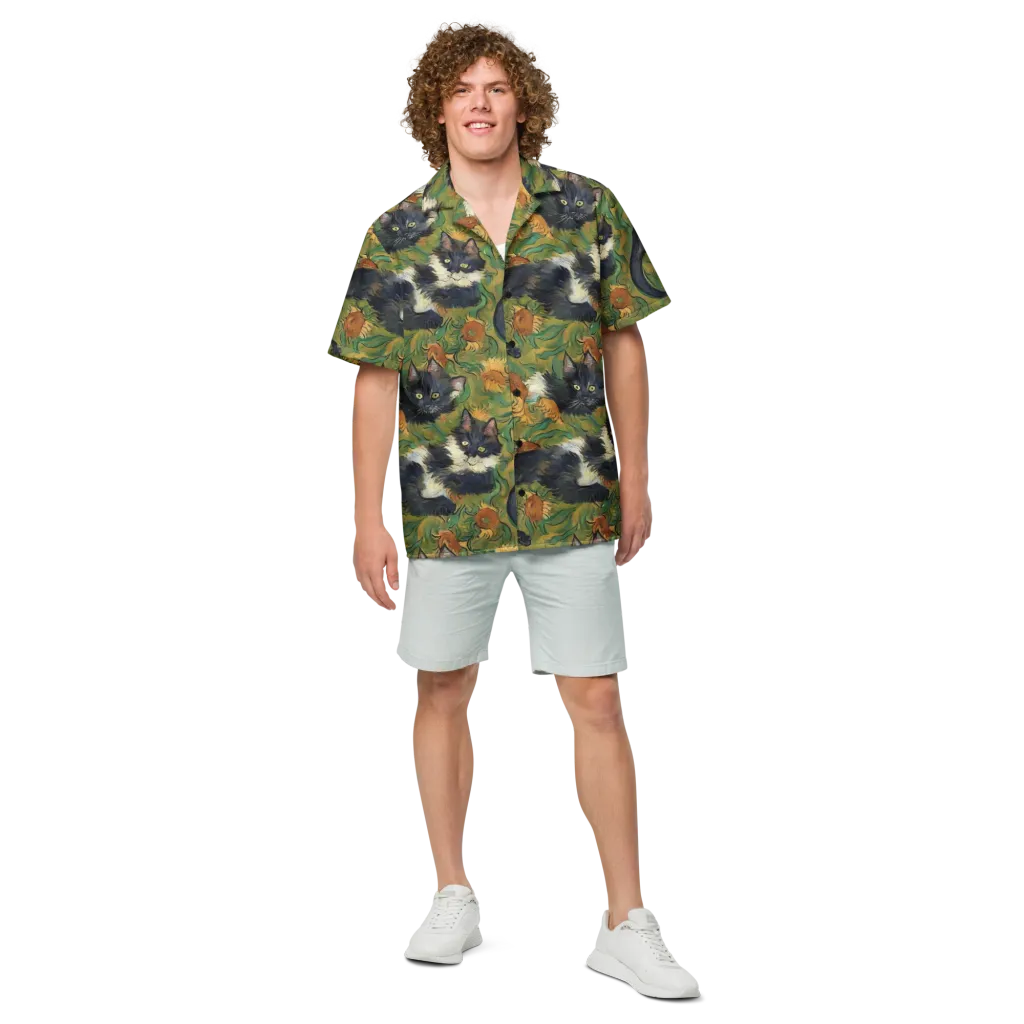 Marigold Catwalk on Button Shirt — Front