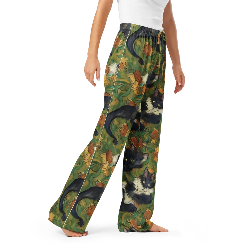Marigold Catwalk on Women's Pajama Pants — Right Front