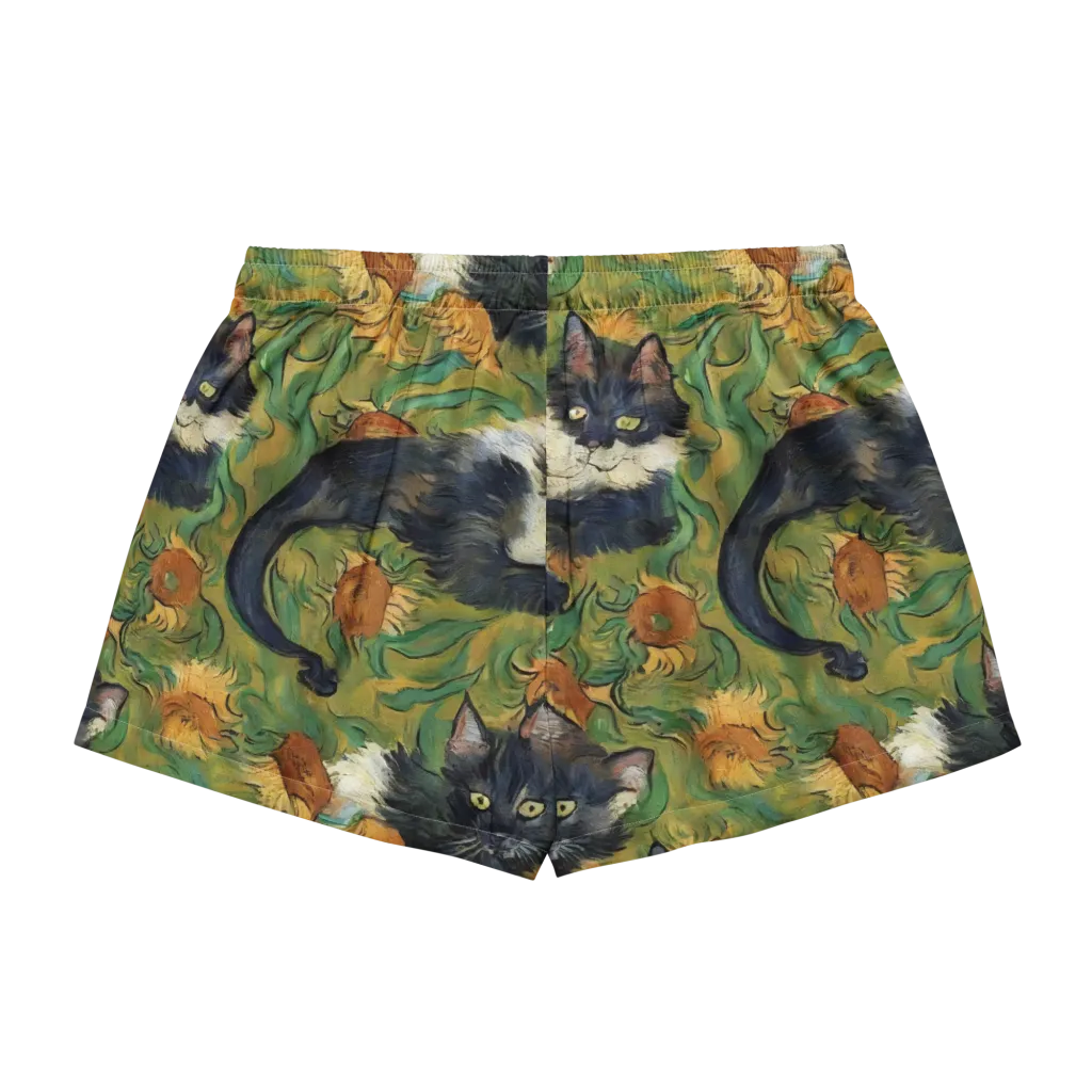 Marigold Catwalk on Women's Pajama Shorts — Back