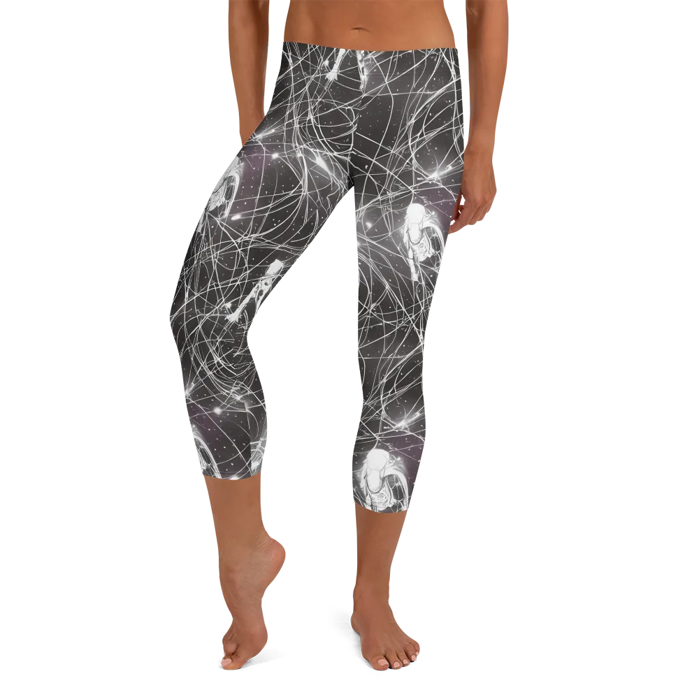 Void Weavers on Capri Leggings — Front