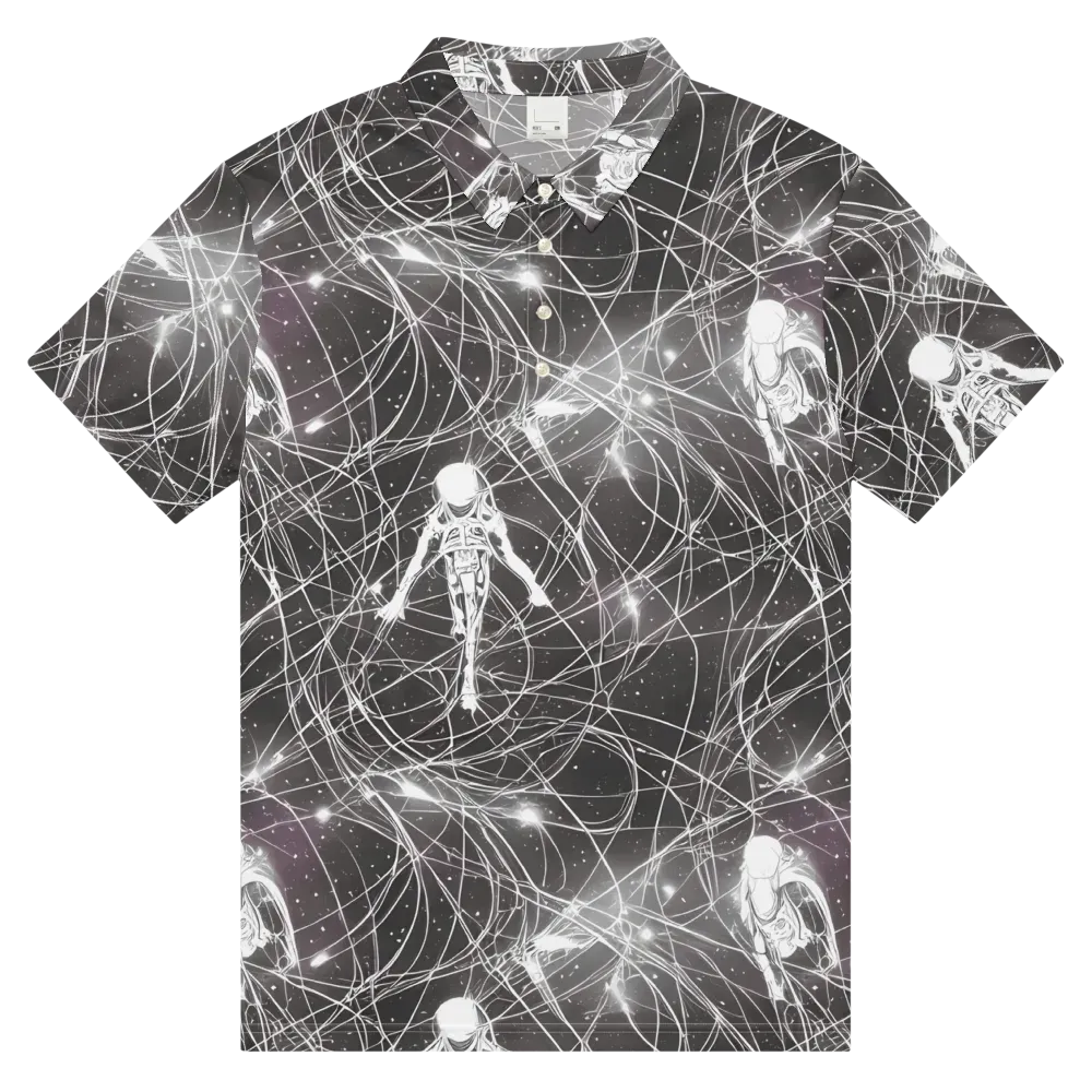 Void Weavers on Men's Slim Fit Polo Shirt — Front
