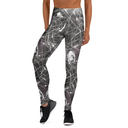 Void Weavers on a Yoga Leggings
