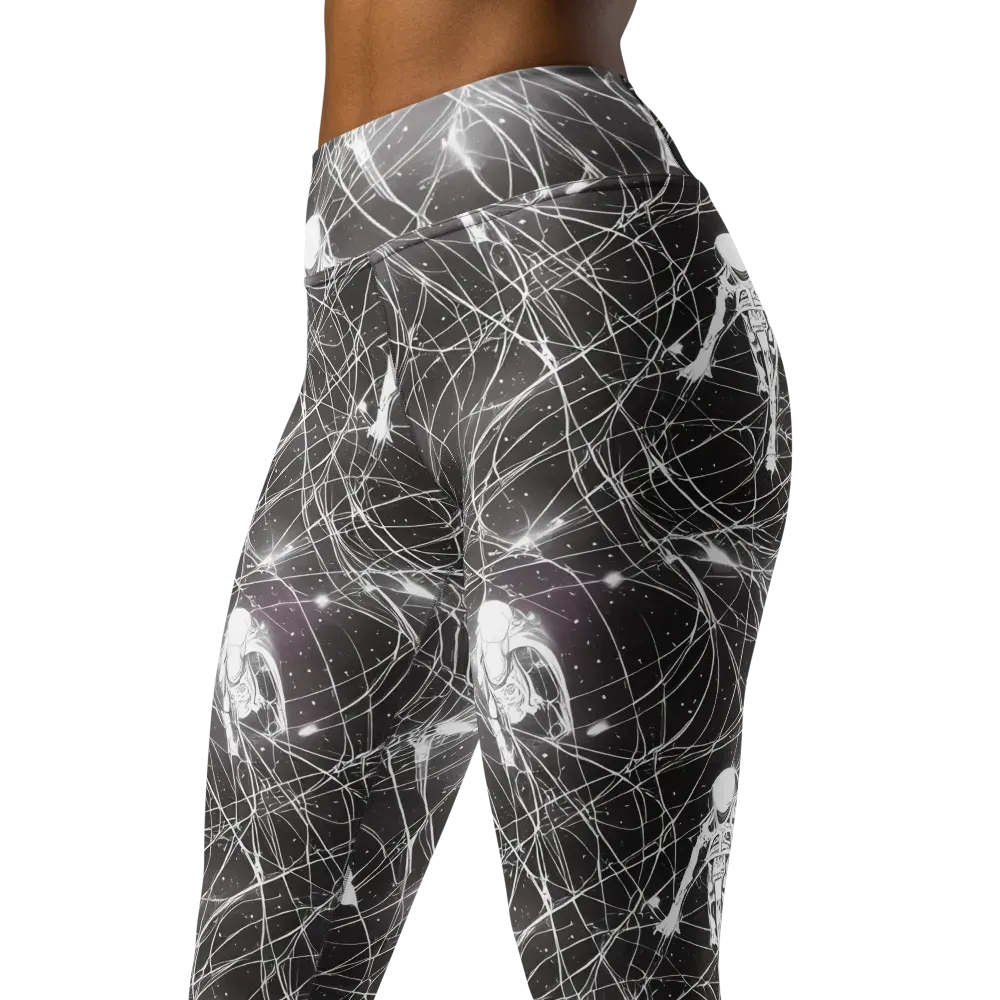 Void Weavers on Yoga Leggings — Left Front