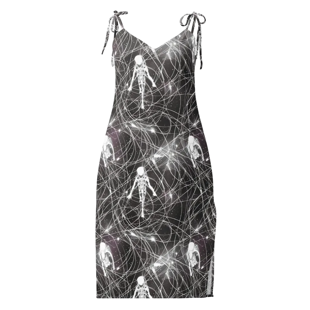 Void Weavers on Slip Dress — Front