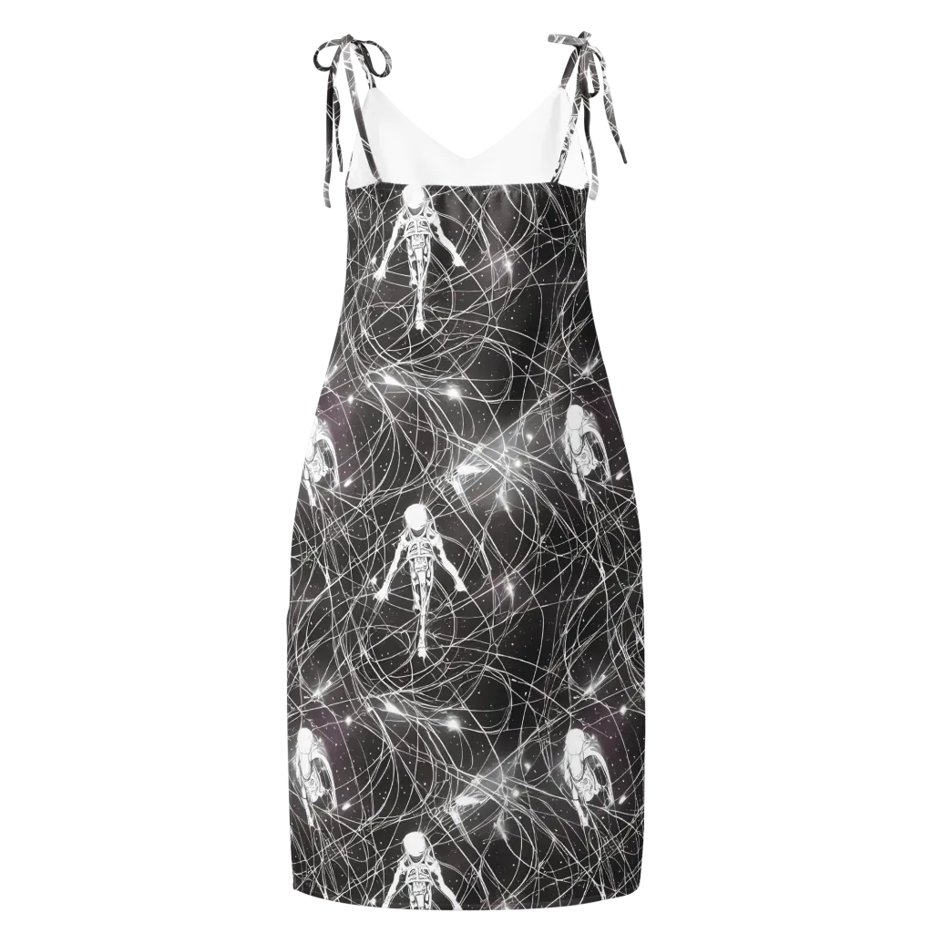 Void Weavers on Slip Dress — Back