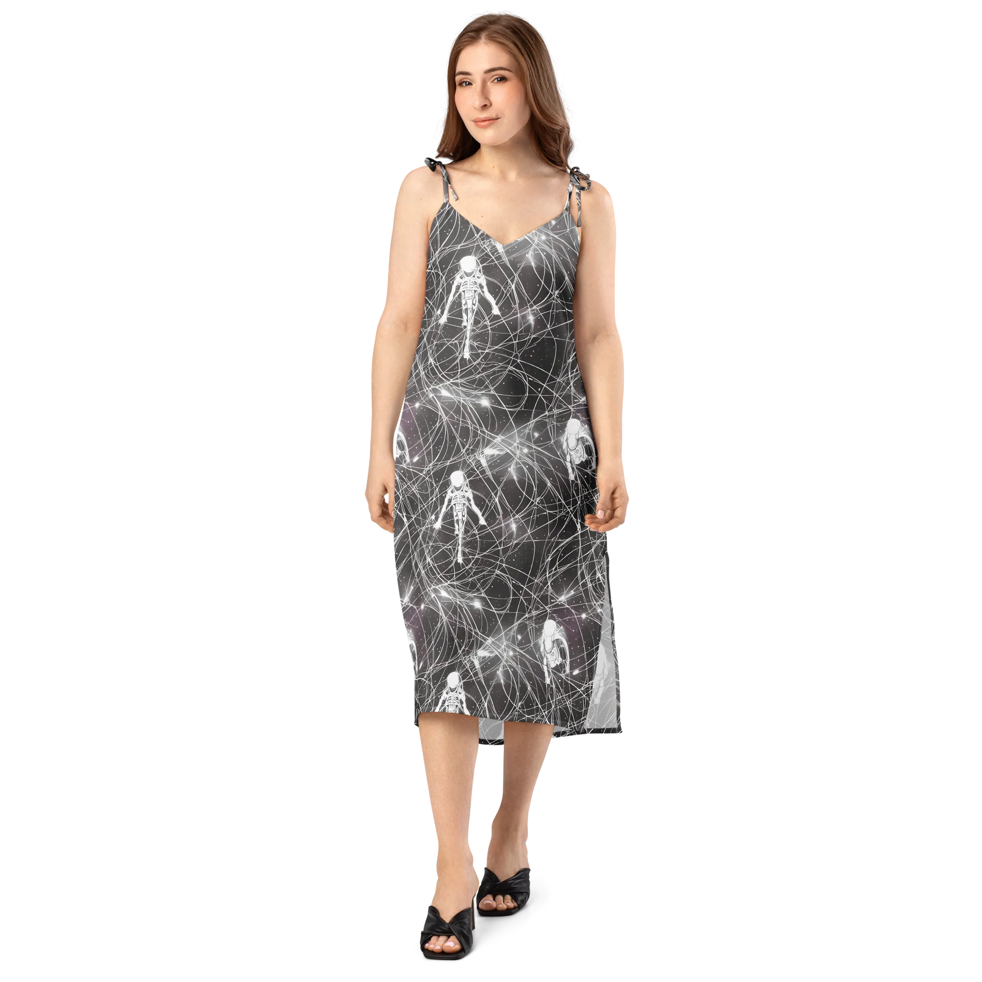 Void Weavers on Slip Dress — Front