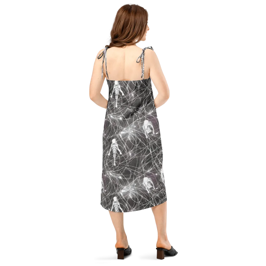 Void Weavers on Slip Dress — Back