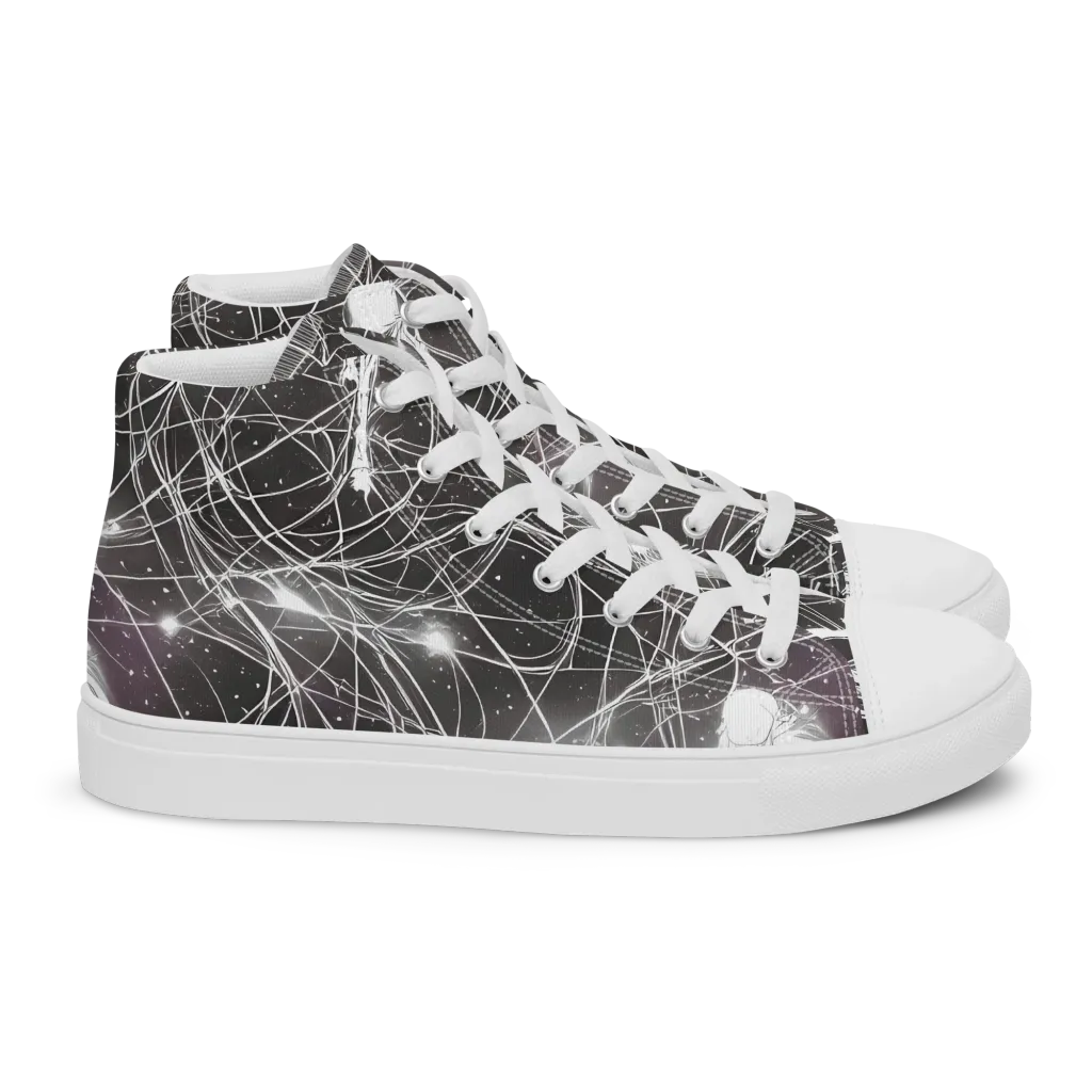 Void Weavers on Women's High Top Canvas Shoes — Right