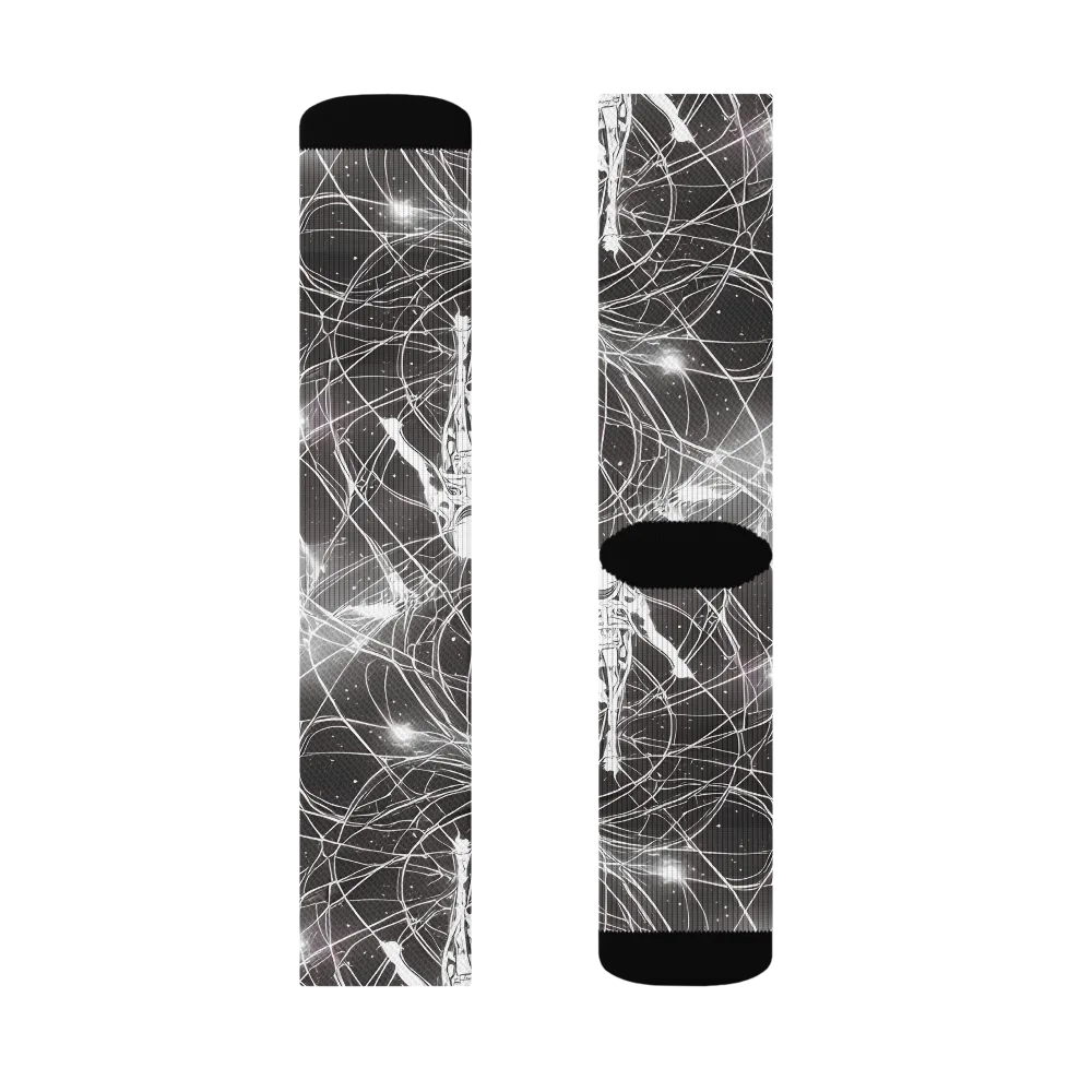 Void Weavers on Socks — Left Sock