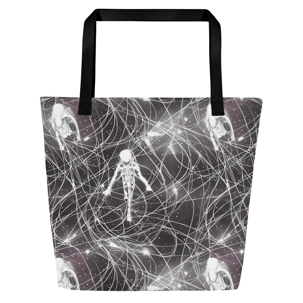 Void Weavers on Large Tote Bag W/ Pocket — Front