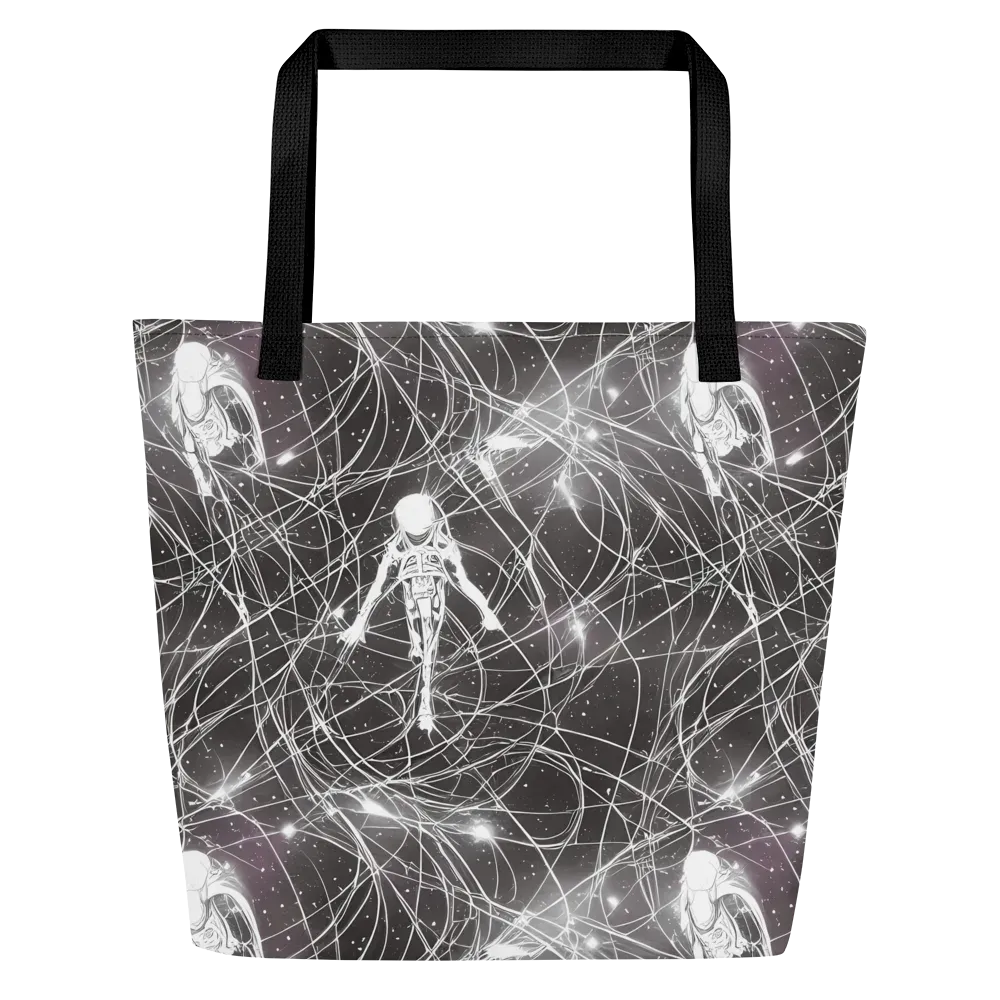 Void Weavers on Large Tote Bag W/ Pocket — Front