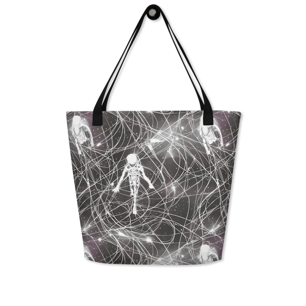 Void Weavers on Large Tote Bag W/ Pocket — Front