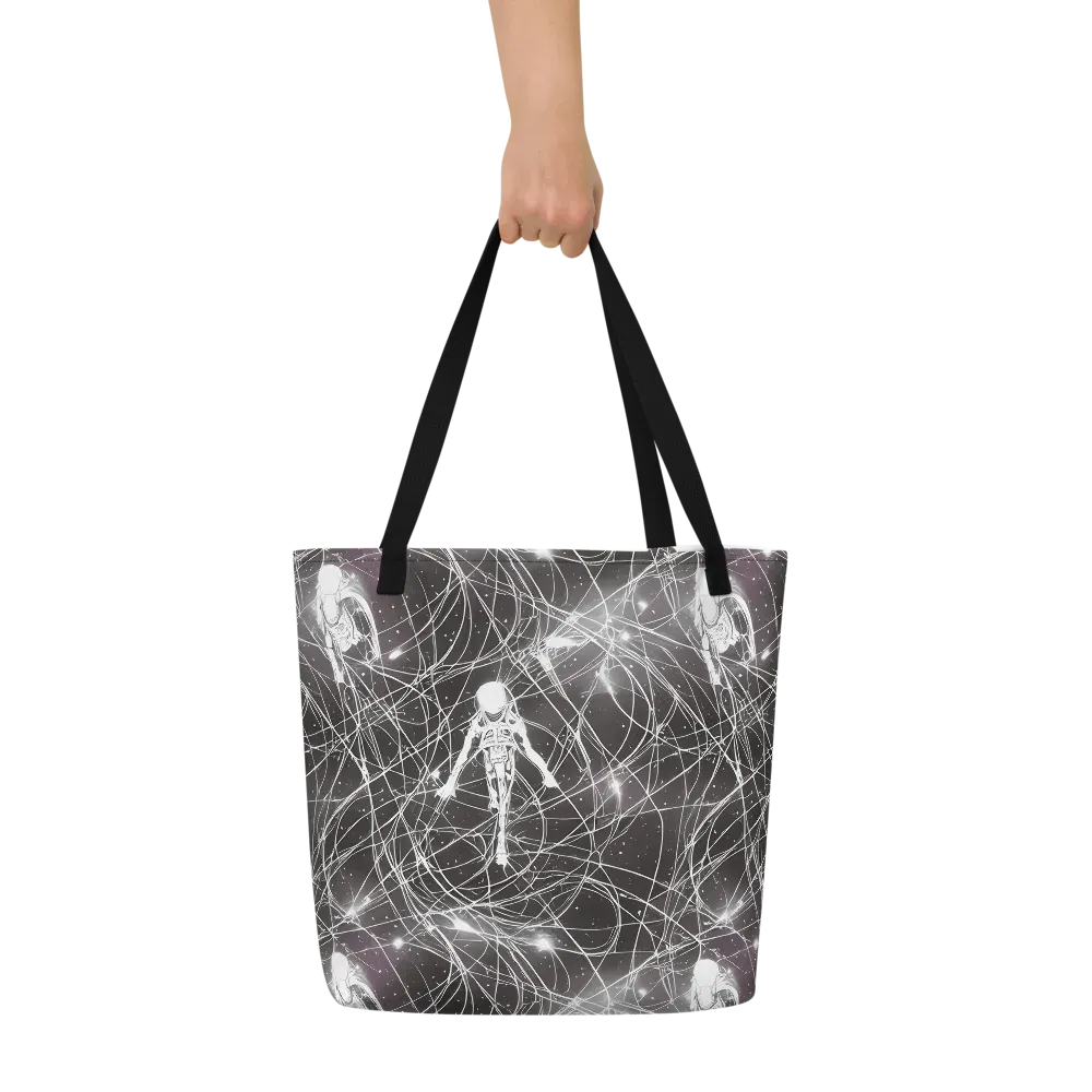 Void Weavers on Large Tote Bag W/ Pocket — Front